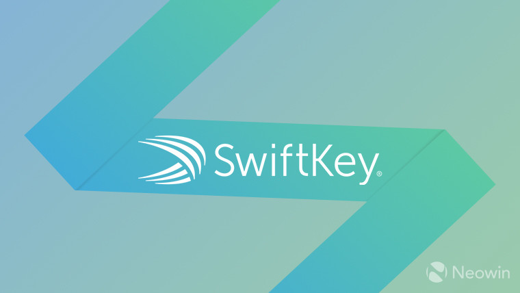 Swiftkey logo on a design