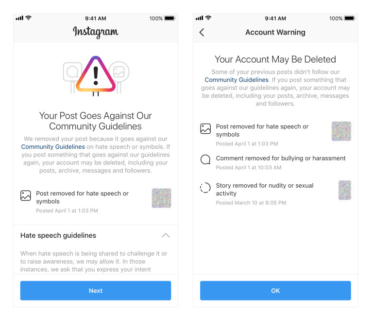 Instagram changes its account disable policy, adds ability to appeal deleted content Neowin