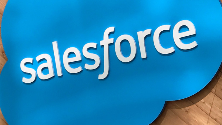 Salesforce logo sign