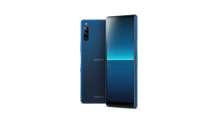 The blue version of the Sony Xperia L4