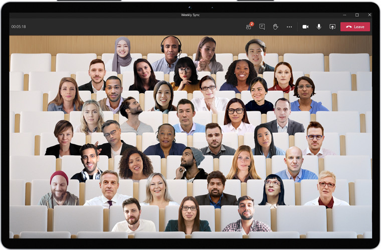 Together Mode in Microsoft Teams