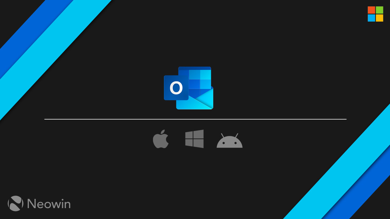 outlook logo with platform logos beneath it