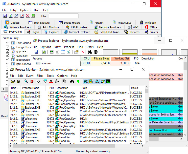 free Sysinternals Suite 2023.06.27