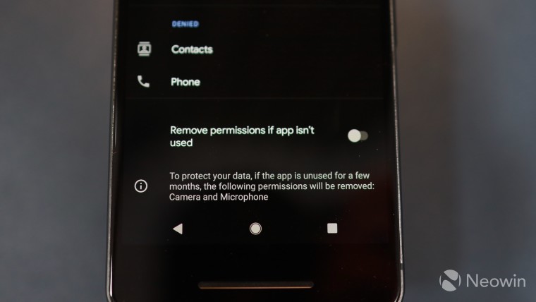 Control features on Android