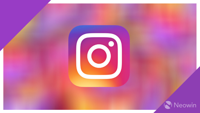 Instagram logo on a colorful background