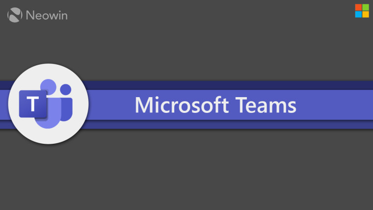 The Microsoft Teams logo on a purple and black background