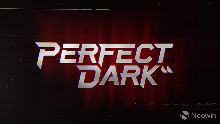 This is a screenshot of the new title sequence of Perfect Dark