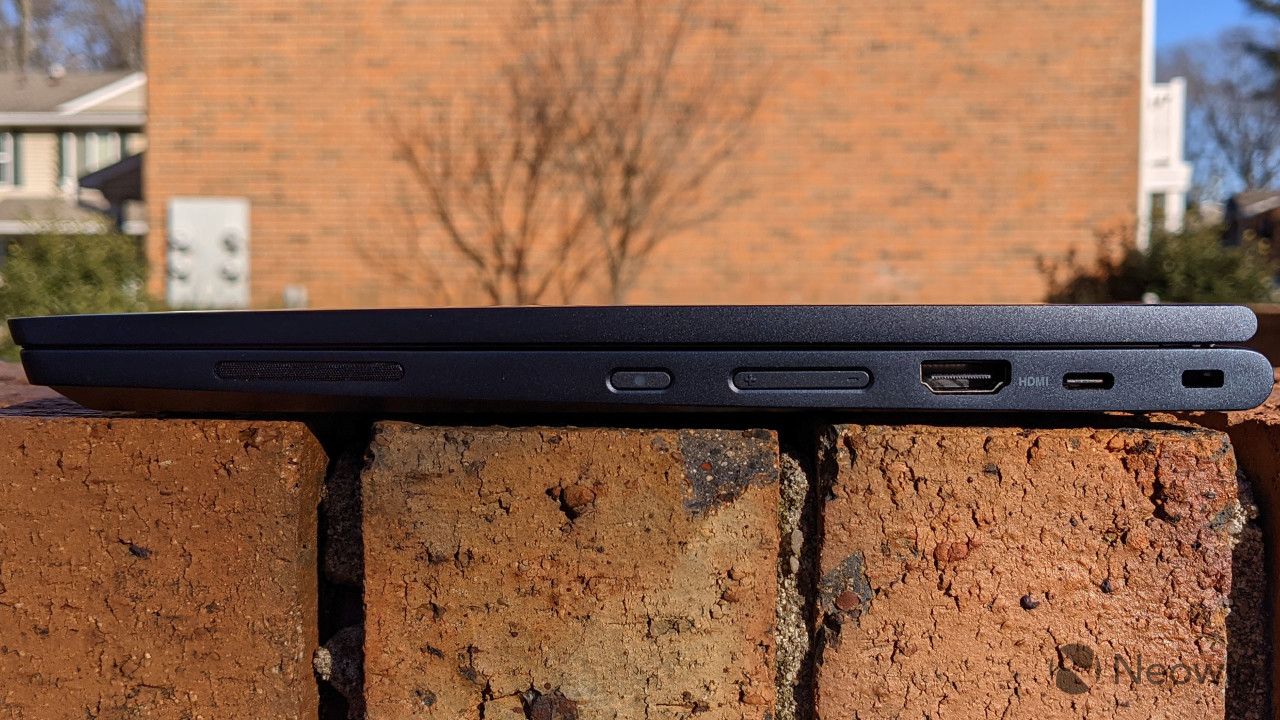 Side view of ThinkPad C13 Yoga