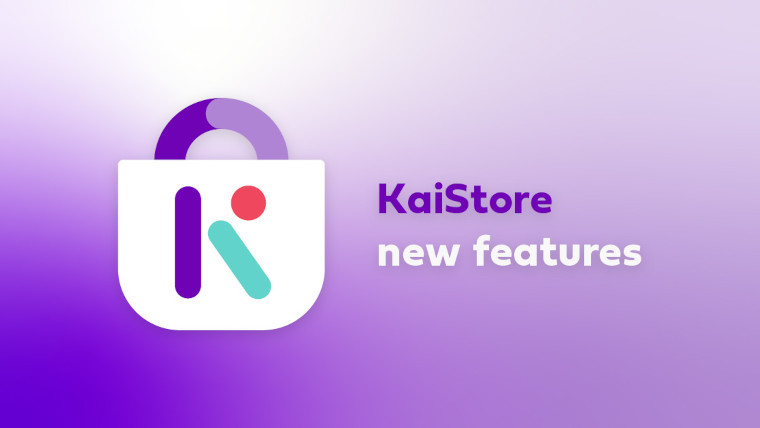 KaiStore graphic advertising new features