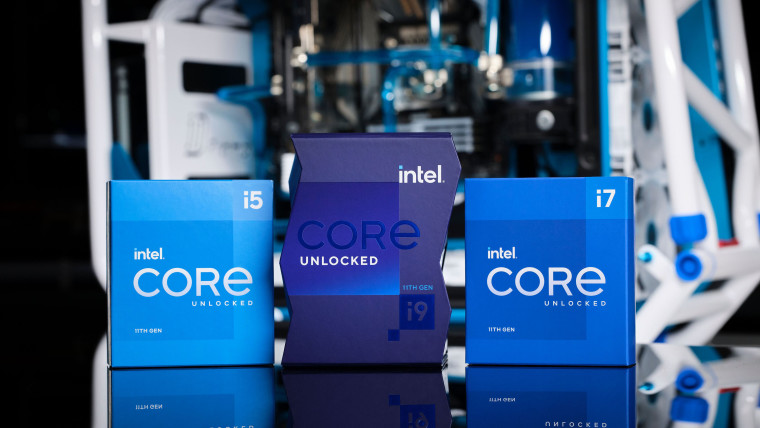 Intel Rocket Lake in retail packaging