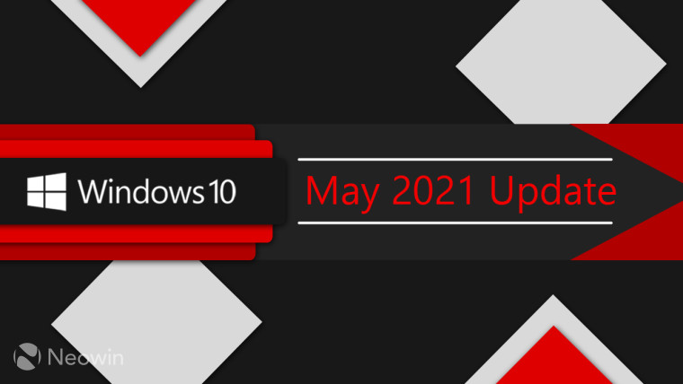 Windows 10 May 2021 Update banner