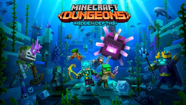 Minecraft Dungeons Hidden Depths DLC artwork