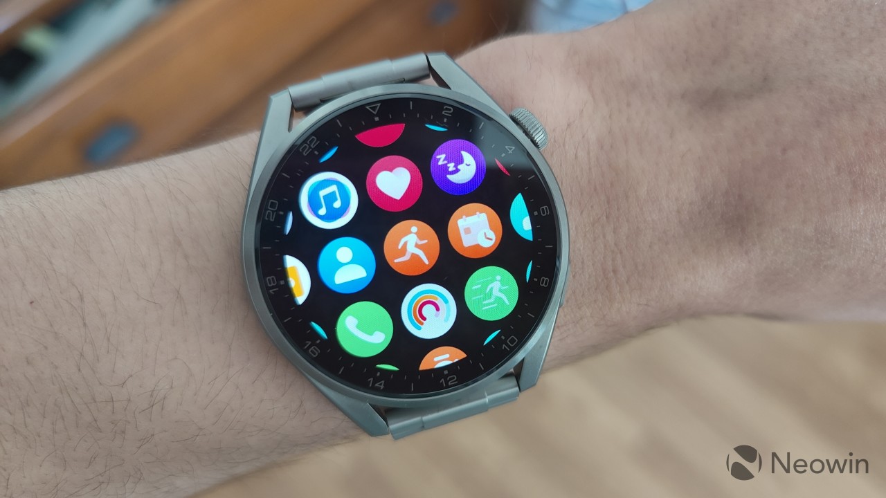 Huawei Watch 3 Pro app grid
