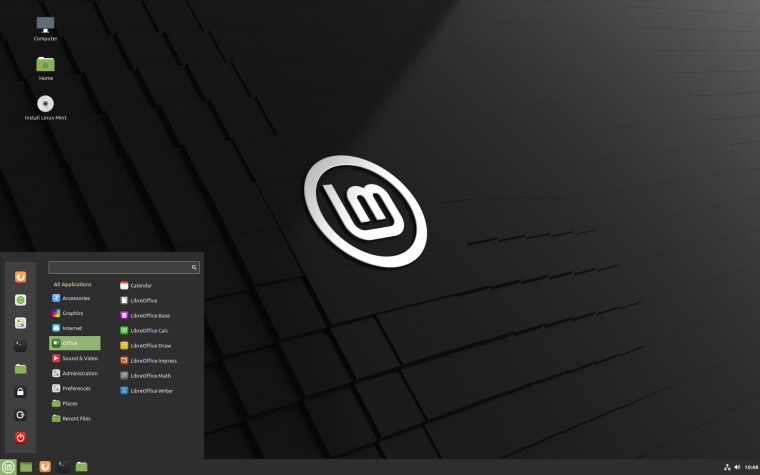 The Cinnamon version of Linux MInt 202 beta