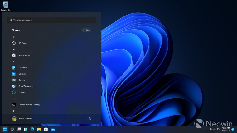 Screenshot of Windows 11