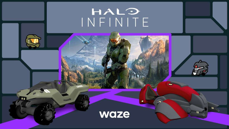 The Warthog and Ghost vehicles from Halo