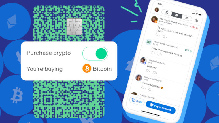 A Cash Back to Crypto on Venmo graphic