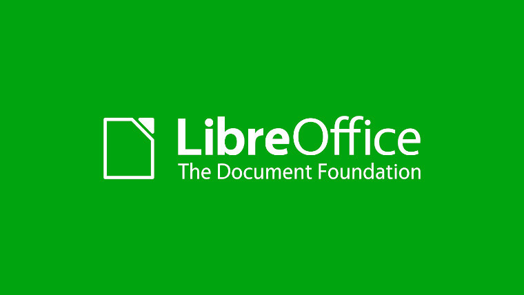 The LibreOffice logo on a green background