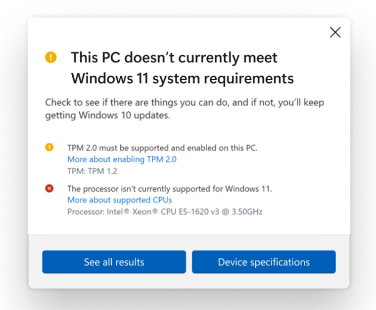 microsoft 11 compatibility check