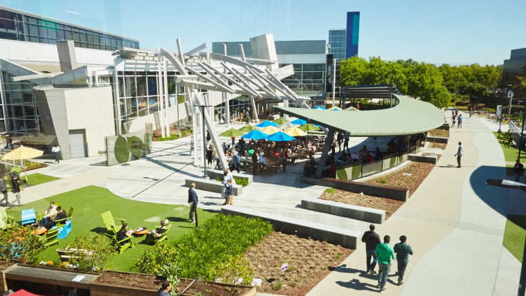 Google campus in Mountain View California