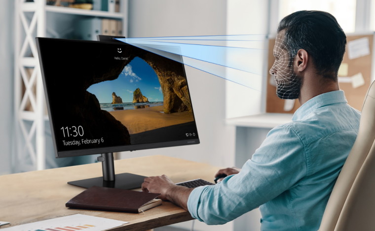 Samsung's new 4K smart monitor has a magnetic wireless webcam