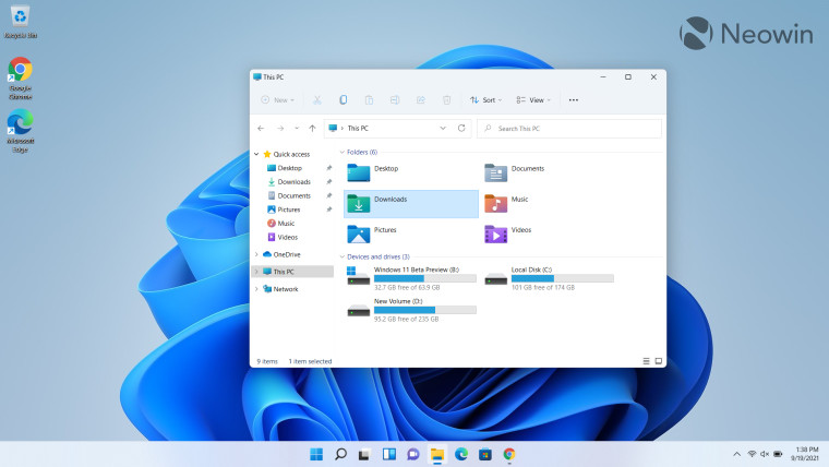 File Explorer open in Windows 11 on desktop