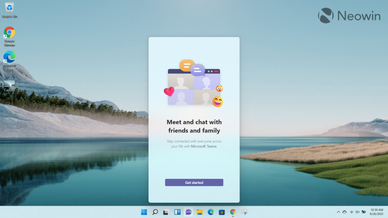 Screenshots of Microsoft Teams running on Windows 11