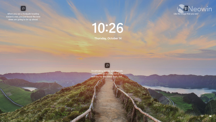 A screenshot of the Windows 11 lock screen mechanism and UI