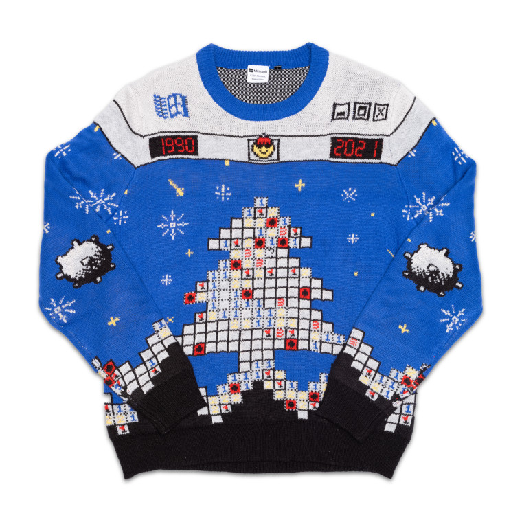 Microsoft's Minesweeper themed Windows Ugly Sweater is now available