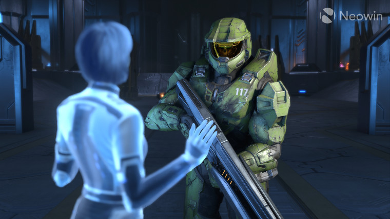 A screenshot of the Halo Infinite campaign