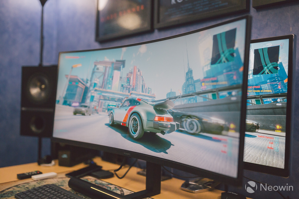 The MateView GT review, Huawei's first ultra-wide gaming monitor - Neowin