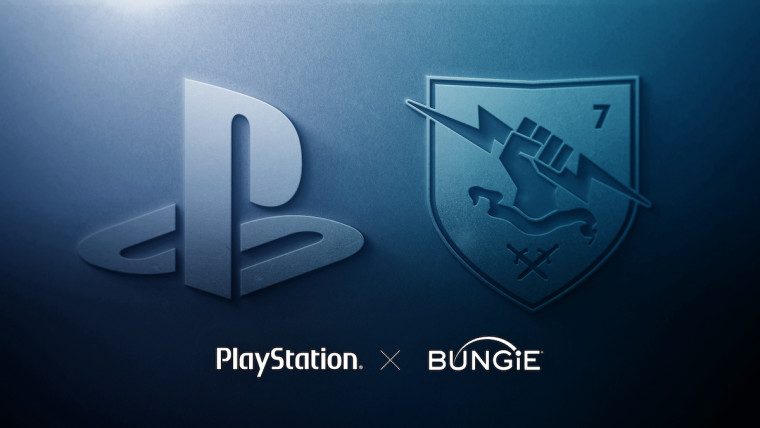 Sony and Bungie logos