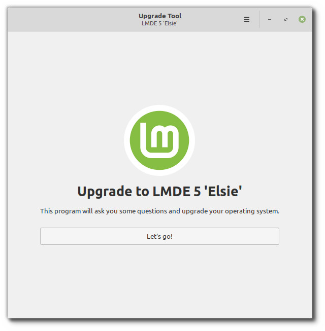 Linux Mint Debian Edition 5 upgrades are now possible with the