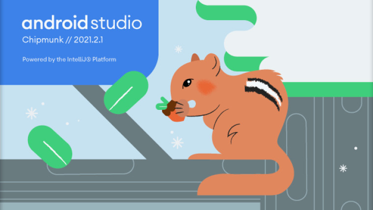 A graphic of Android Studio Chipmunk