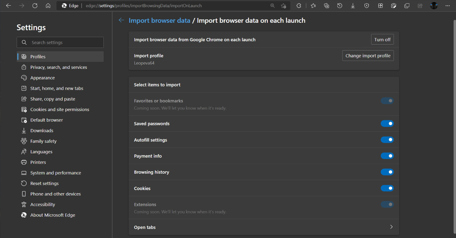 Microsoft wants to import your Chrome data every time you launch Edge ...