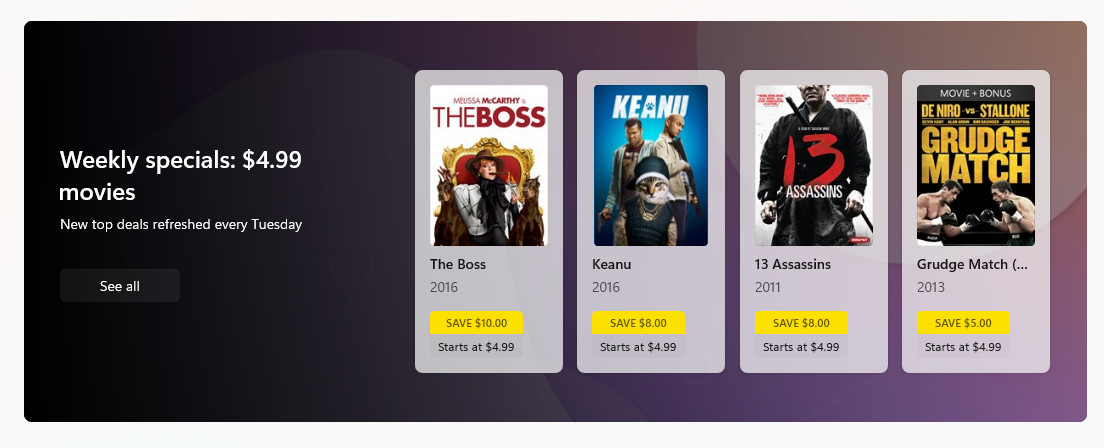New price tags and editions discoverability in the Microsoft Store