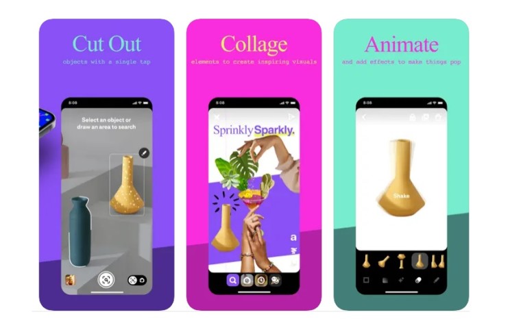 Pinterest incubator team TwoTwenty releases standalone collage app Shuffles for making collages