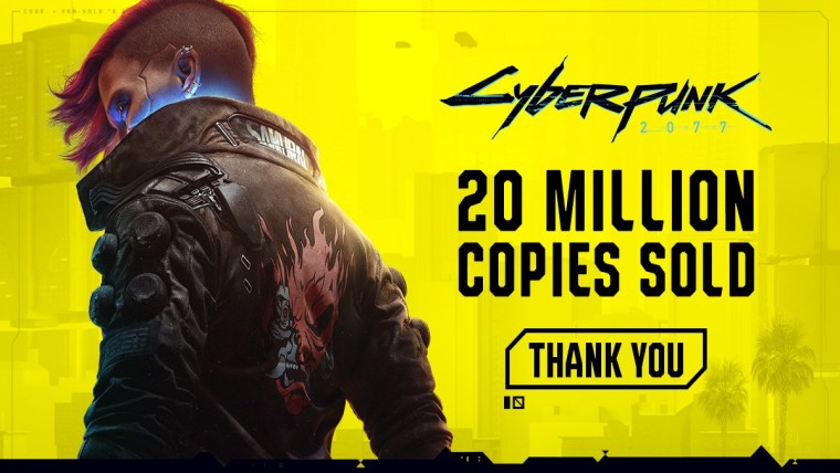 Cyberpunk 2077 20 million copies sold