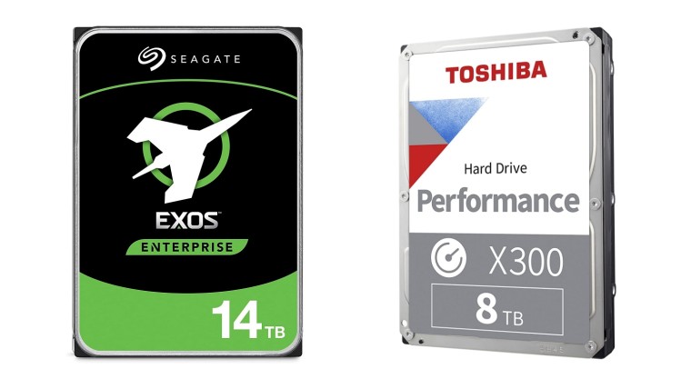 Seagate, Toshiba 6TB, 8TB, 12TB, 14TB CMR NAS hard disks selling at great prices