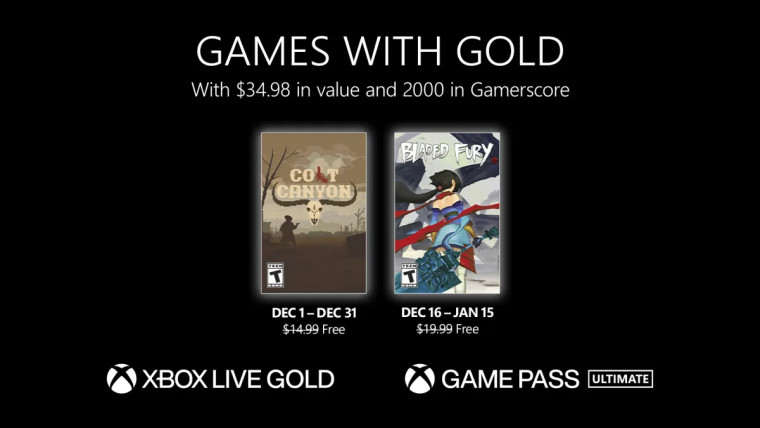 Games with Gold December