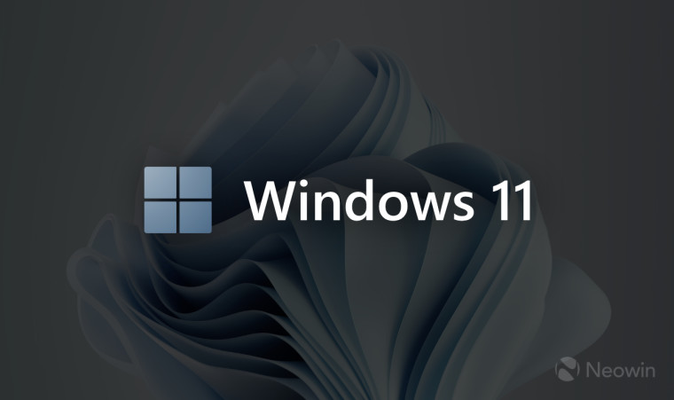 Colorful Windows 11 logo and dark background image