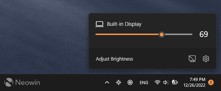 The Twinkle Tray app in Windows 11