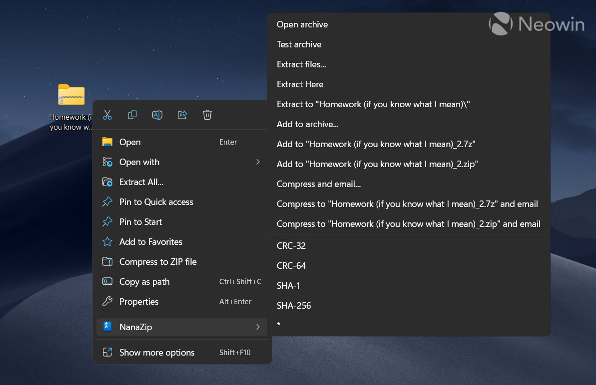 This tiny app adds Acrylic effect to old Windows 10 and 11 context menus - Neowin