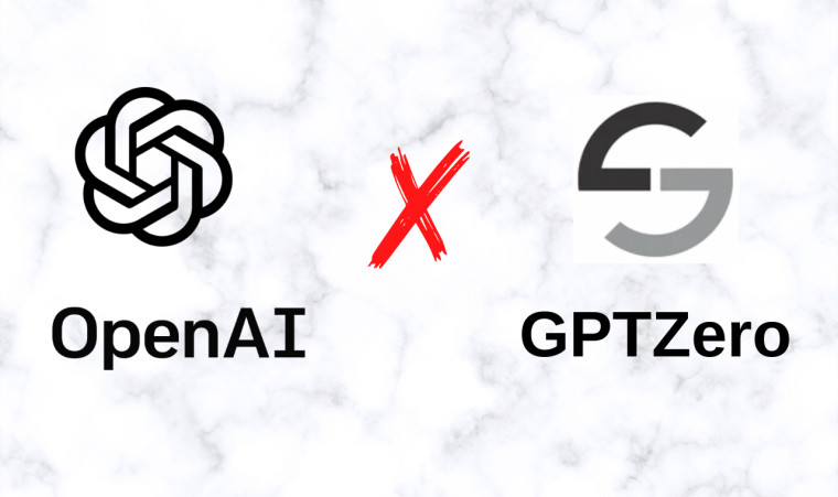 ChatGPT and GPTZero logos