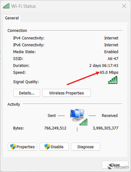 Wi-Fi status