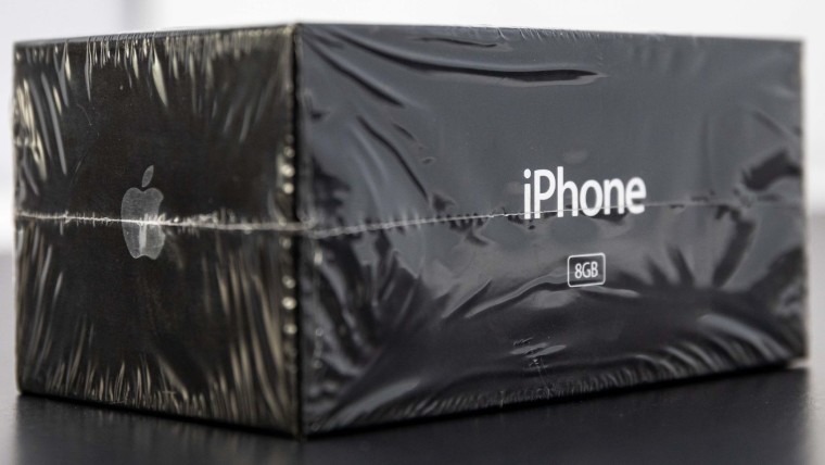 The Apple iPhone sold at auction for 6335640