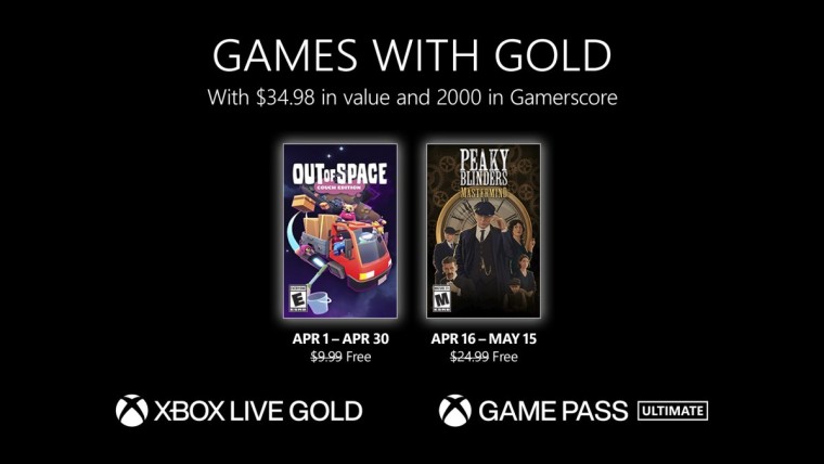 Games with Gold April