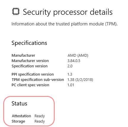 TPM attestation on my Ryzen 7 5700G