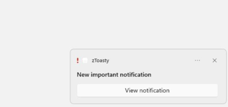 Urgent or important notifications now show display a view notification button to view the content of the notification when using an app in full screen.