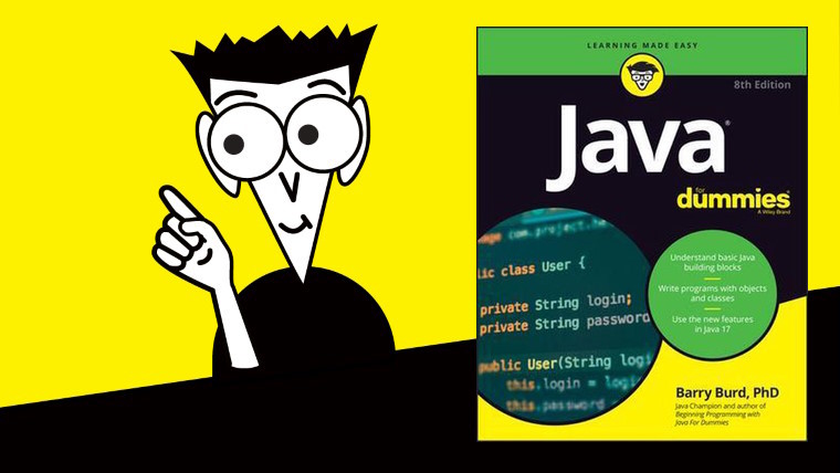 Java for Dummies, מהדורה 8 (ערך $ 18 $) הורדה בחינם מסתיימת עוד היום